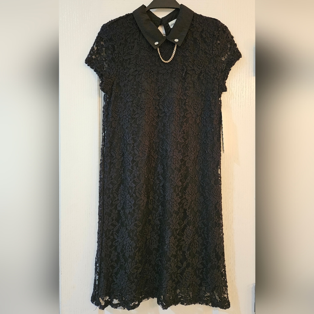 Almost Famous Black Lace Dress